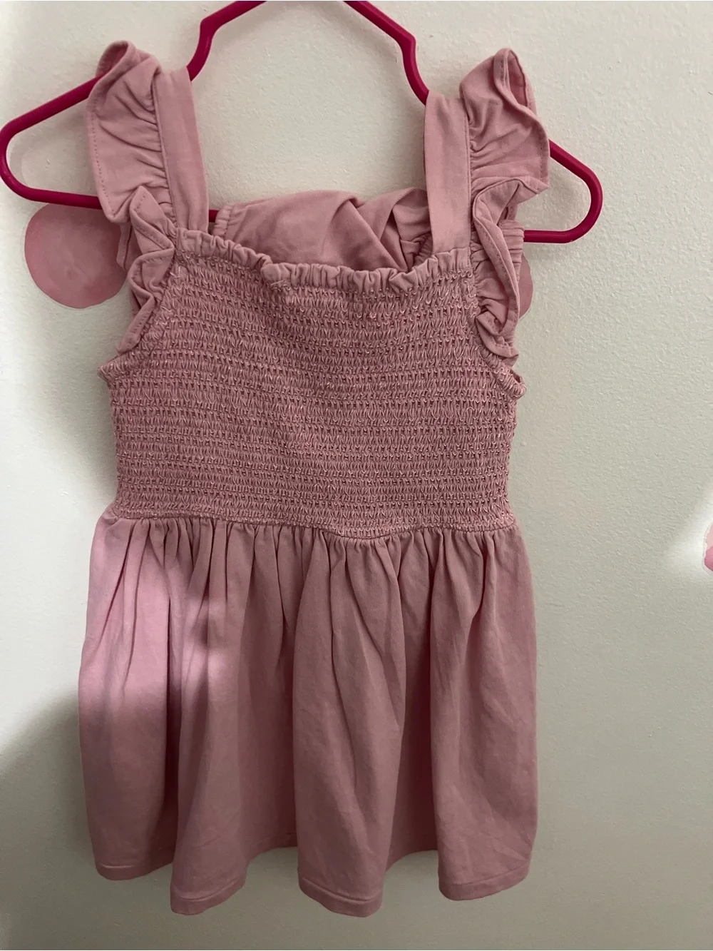 Ralph Lauren Dusty Pink Smocked Sundress